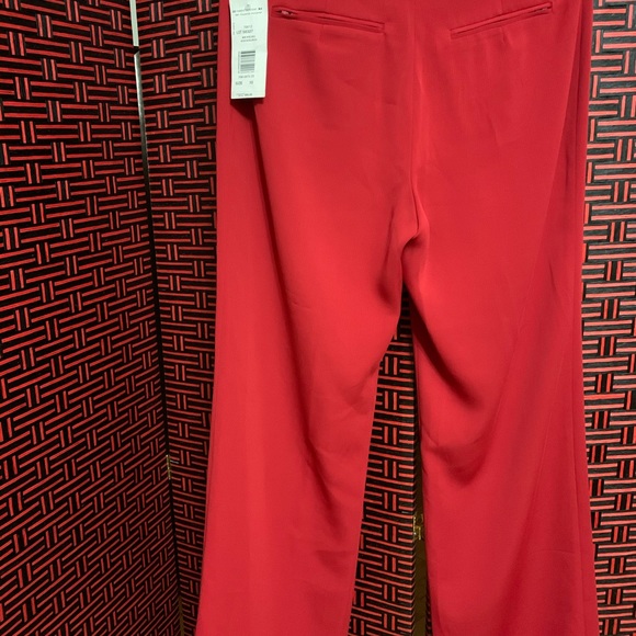 HARVE BERNARD Red full leg pants - Picture 4 of 6